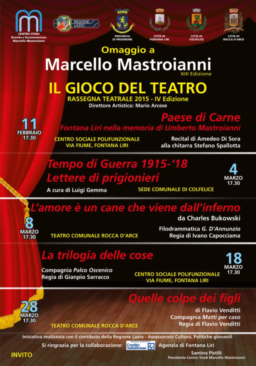 rassegna teatrale 2015